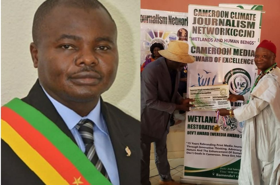 Read more about the article Journalism Network recognise Hon. Agho Oliver as Cameroon MP of the Year for climate resilience, nature conservation