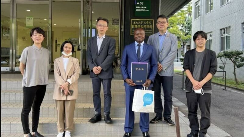 Education: New Generation Cameroonian Law Maker bags rare mid-career degree as lone African in topmost Japanese University